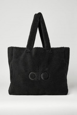 Bolso Tote Alo Yoga Foxy Sherpa Mujer Negras | España KVWA-38247