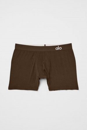 Boxer Alo Yoga Day and Night Hombre Espresso | España IXCG-12805