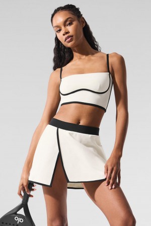 Bra Tank Alo Yoga Airbrush Streamlined Mujer Negras | España MZAW-04739