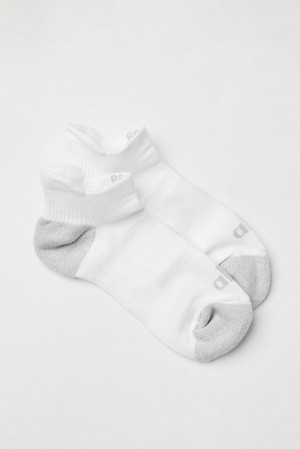 Calcetines Alo Yoga Performance Tab Mujer Blancas Gris | España KVCN-90536