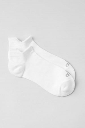 Calcetines Alo Yoga Unisex Performance Tab Mujer Blancas Titanium | España GTXD-95642