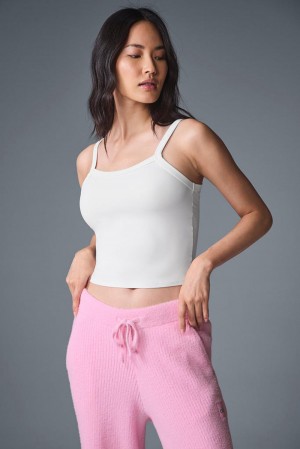 Camiseta Sin Mangas Running Alo Yoga Alosoft Sweet Talker Mujer Blancas | España FXRM-21734