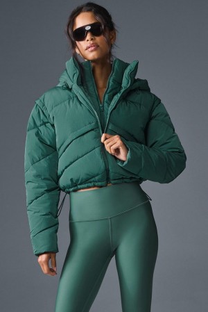 Chaqueta Puffer Alo Yoga Glacier Mujer Winter Ivy | España MEKQ-19732