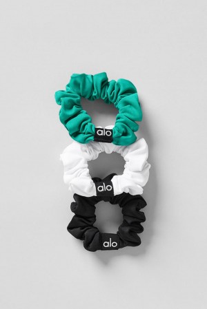 Coletero Alo Yoga Fresh Mini 3-Pack Mujer Verde Blancas Negras | España WEFT-61370