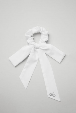 Coletero Alo Yoga Love Knots Tie Mujer Blancas | España RBXM-94518