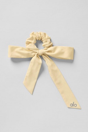 Coletero Alo Yoga Love Knots Tie Mujer Warm Butter | España WSYU-10536