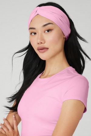 Diadema Alo Yoga Alosoft Mujer Rosas | España SHKM-04683