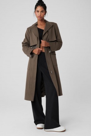 Gabardina Alo Yoga Formation Mujer Verde Oliva | España WMOZ-91860