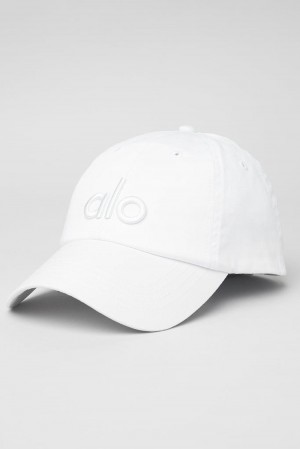 Gorras Alo Yoga Off-Duty Hombre Blancas Blancas | España QAKY-68971