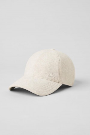 Gorras Alo Yoga Prestige Off-Duty Hombre Creme | España SHNV-43807
