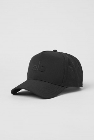 Gorras De Camionero Alo Yoga Performance District Mujer Negras | España DRNE-15027
