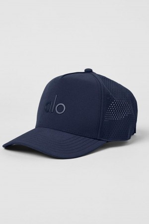 Gorras De Camionero Alo Yoga Performance District Hombre Azul Marino | España ZMSG-90358