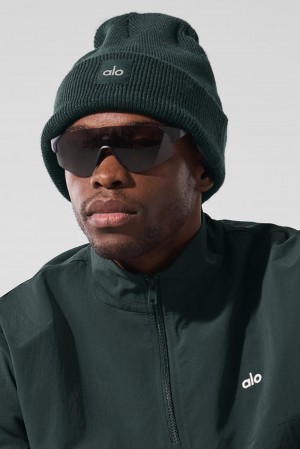 Gorro Alo Yoga Everyday Hombre Verde | España FNTB-76489