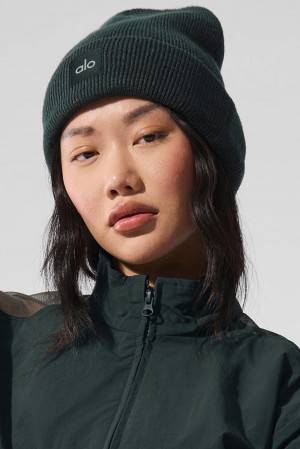 Gorro Alo Yoga Everyday Mujer Verde | España JLEH-83962
