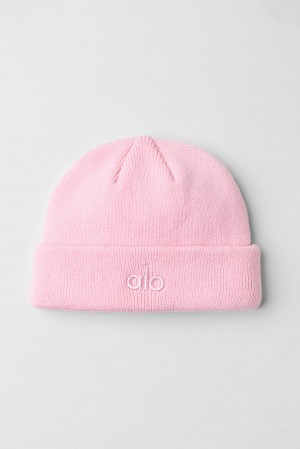 Gorro Alo Yoga Notable Hombre Rosas | España QNAV-49653