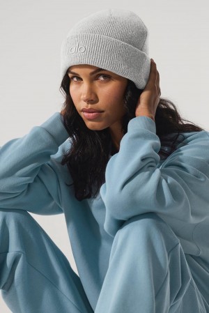 Gorro Alo Yoga Notable Mujer Gris | España ACUQ-36591
