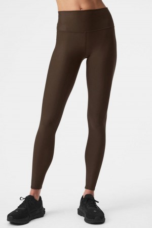 Leggins Alo Yoga 7/8 High-Waist Airlift Mujer Espresso | España OQJH-72031