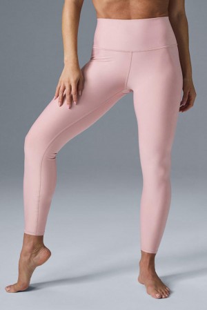 Leggins Alo Yoga 7/8 High-Waist Airlift Mujer Rosas | España SUIJ-94703