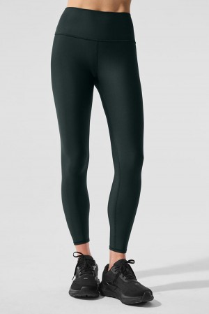 Leggins Alo Yoga 7/8 High-Waist Airlift Mujer Verde | España JBFI-53271