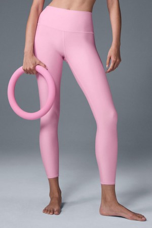 Leggins Alo Yoga 7/8 High-Waist Airlift Mujer Rosas | España QXGT-16735