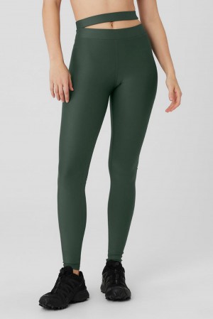 Leggins Alo Yoga Airlift High-Waist All Access Mujer Verde Menta | España NSPW-62509