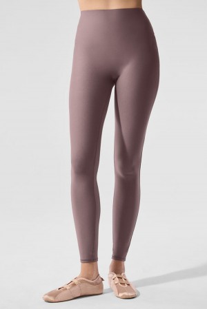 Leggins Alo Yoga Airlift High-Waist Sleek Mujer Mushroom | España TNJE-70682