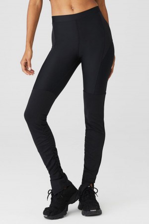 Leggins Alo Yoga Airlift High-Waist Street Goddess Mujer Negras | España NPYB-83472