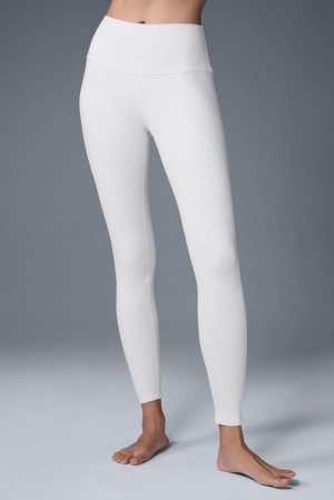 Leggins Alo Yoga High-Waist Airbrush Bottoms Mujer Blancas | España JXAB-01742