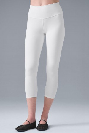 Leggins Alo Yoga High-Waist Airbrushris Mujer Blancas | España WARC-87643
