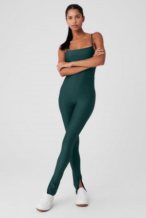 Onesies Alo Yoga Airlift Disco Daze Mujer Verde | España OQDL-01582