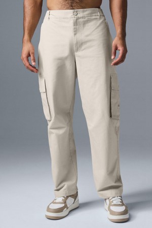 Pantalon Alo Yoga Cargo Ripstop Hombre Bone | España RDJY-86739