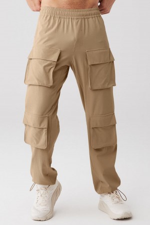 Pantalon Alo Yoga Cargo Venture Hombre Gravel | España TQYI-02869