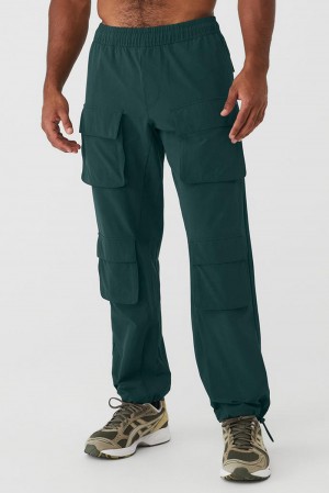 Pantalon Alo Yoga Cargo Venture Hombre Verde | España DZWA-95627