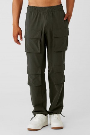 Pantalon Alo Yoga Cargo Venture Hombre Verde | España VTDU-32596