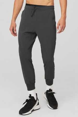 Pantalon Alo Yoga Co-Op 7/8 Hombre Anthracite | España JOVX-63580