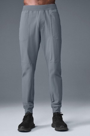 Pantalon Alo Yoga Co-Op Hombre Gris | España YJGH-92356