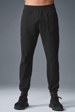 Pantalon Alo Yoga Co-Op Hombre Negras | España QXSC-10459