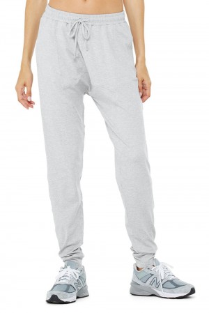 Pantalon Alo Yoga Conquer Revitalize Mujer Gris | España JDGX-92830