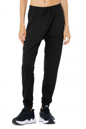 Pantalon Alo Yoga Conquer Revitalize Mujer Negras | España KWEX-10795