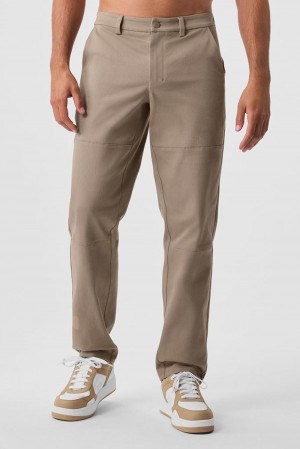 Pantalon Alo Yoga Edition Sueded Hombre Gravel | España HSZW-87190