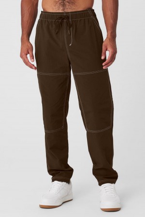 Pantalon Alo Yoga Flight Hombre Espresso | España DCFN-27591