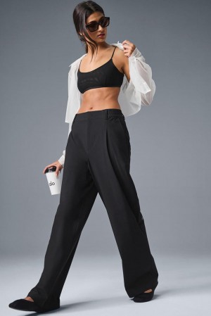Pantalon Alo Yoga High-Waist Pursuit (Regular) Mujer Negras | España FYIC-47325