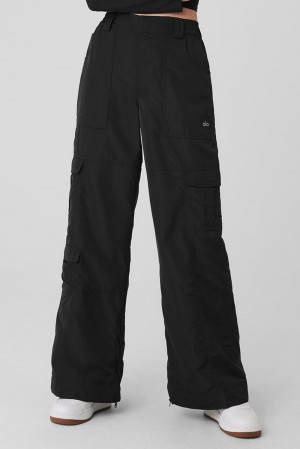 Pantalon Alo Yoga High-Waist Ski-Moto Mujer Negras | España CHQL-15296