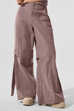Pantalon Alo Yoga High-Waist Voyager Mujer Mushroom | España XZFB-65320