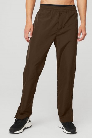 Pantalon Alo Yoga Legend Snap Hombre Espresso | España NZPC-36487