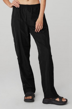 Pantalon Alo Yoga Legend Snap Mujer Negras | España BKEV-71346