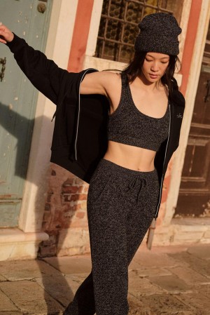 Pantalon Alo Yoga Marl Sweater Mujer Negras | España BWPL-54803