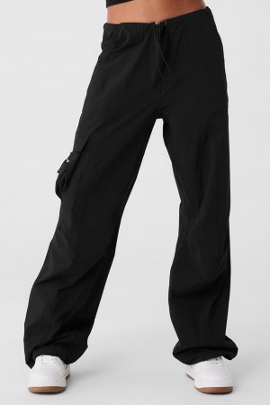Pantalon Alo Yoga Megastar Cargo Mujer Negras | España QXCA-29063