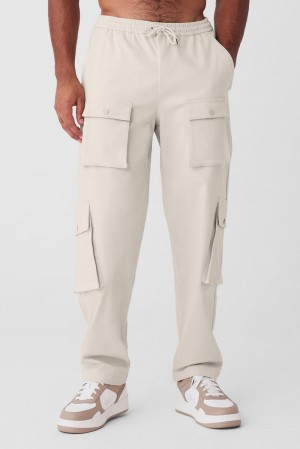 Pantalon Alo Yoga Northstar Cargo Hombre Bone | España IKNZ-70893
