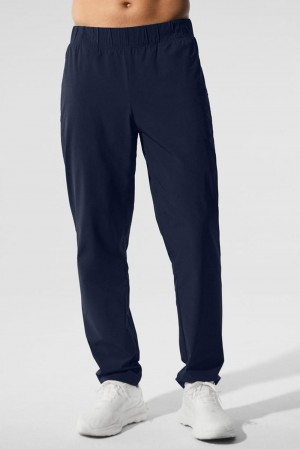 Pantalon Alo Yoga Repetition Hombre Azul Marino | España NGOP-20468